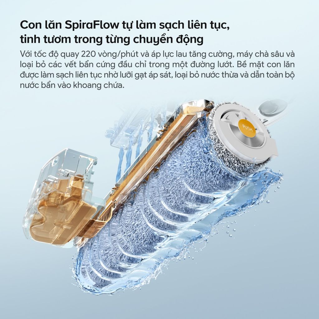 Robot hút bụi lau nhà Roborock Qrevo Curv 2 Flow