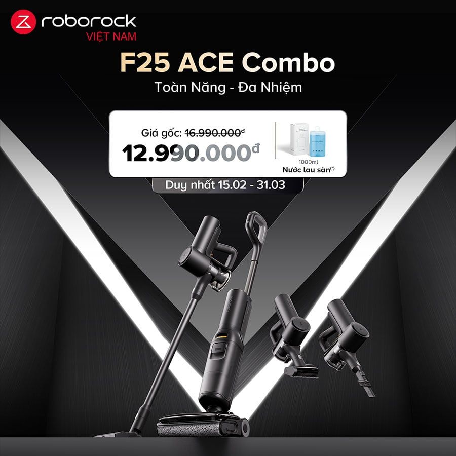 Máy hút bụi lau nhà Roborock F25 ACE COMBO