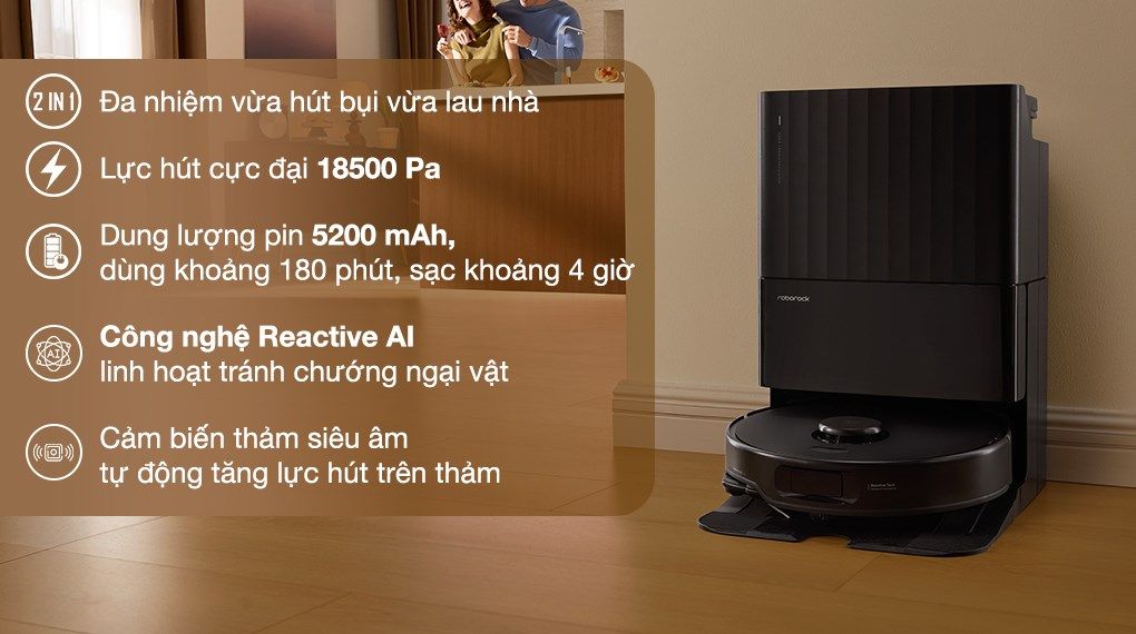 Robot hút bụi lau nhà Roborock Q Revo 5V1