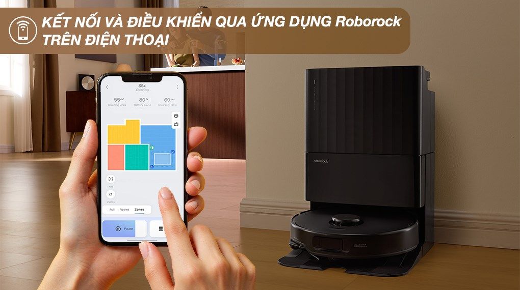 Robot hút bụi lau nhà Roborock Q Revo 5V1