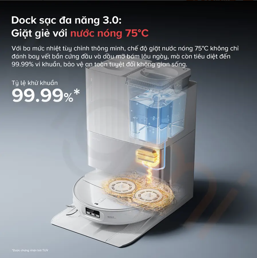 Máy hút bụi lau nhà Roborock Q Revo Edge T