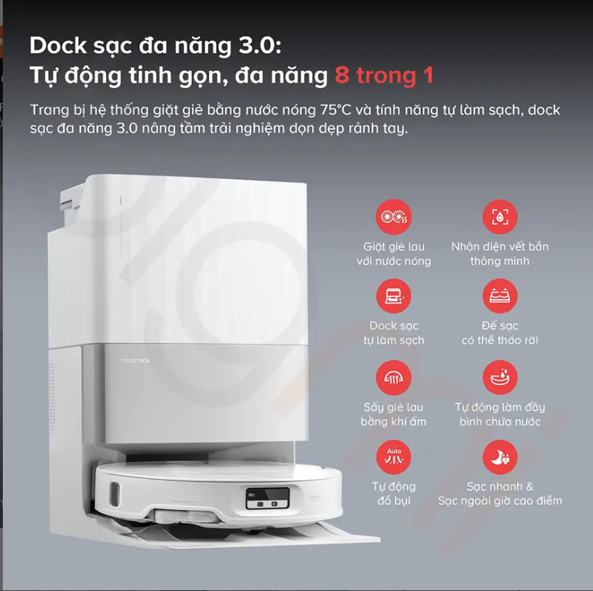 Máy hút bụi lau nhà Roborock Q Revo Edge T