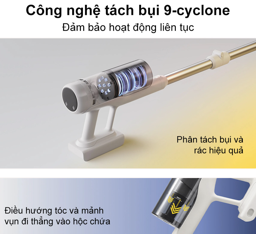 Máy Hút Bụi Cầm Tay Không Dây Roborock H60