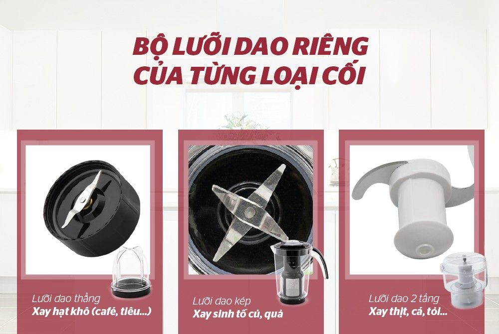 Máy Xay Sinh Tố Đa Năng Sunhouse SHD5322R Đỏ