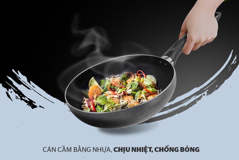 CHẢO SÂU LÒNG CHỐNG DÍNH SUNHOUSE (SHS20, SHS24, SHS26, SHS28, SHS30)