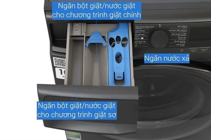 Máy giặt lồng ngang Electrolux UltimateCare 700  Inverter 10kg EWF1043R7SC