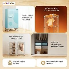 Tủ sấy quần áo Bear PCD-4H12G