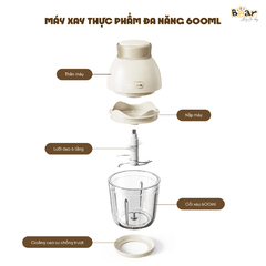 Máy xay ăn dặm Bear 0.6L QSJ-D02Q1