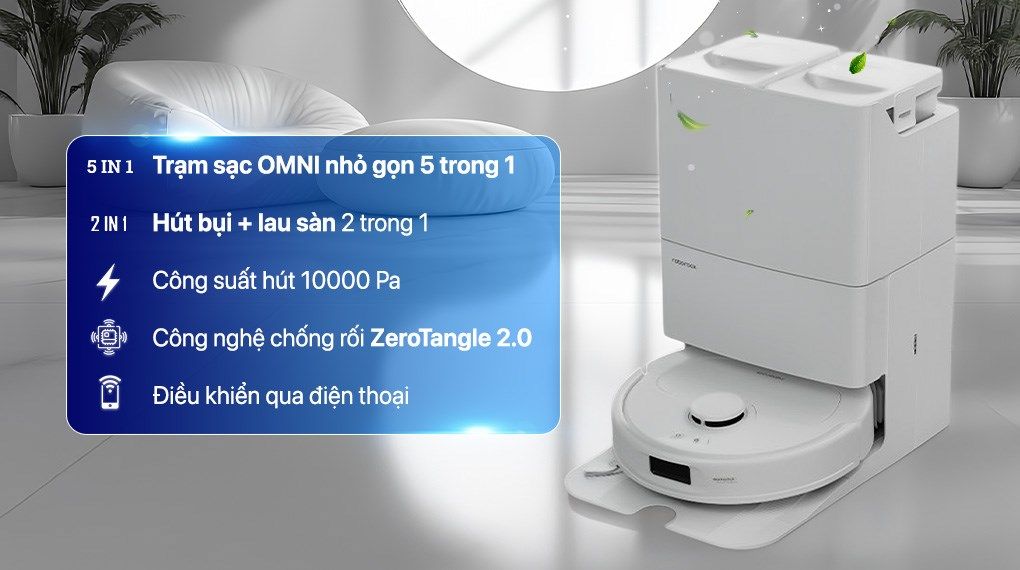 Robot hút bụi lau nhà Roborock QR 798