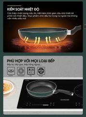 CHẢO CHỐNG DÍNH ĐÁY TỪ SUNHOUSE ECO SHM28PLUS