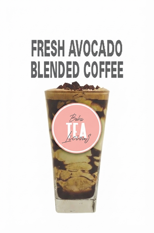  Fresh avocado blended coffee 