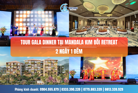 Tour Gala Dinner Hòa Bình: Hà Nội - Mandala Kim Bôi Resort - Gala Dinner 2 ngày 1 đêm