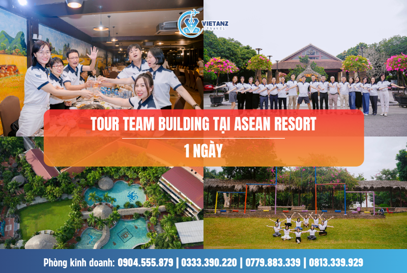 Tour team building Hà Nội: Hà Nội - Asean Resort 1 ngày