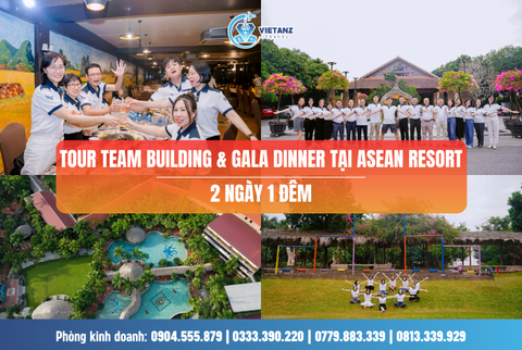 Tour team building Hà Nội: Hà Nội - Asean Resort 2 ngày 1 đêm