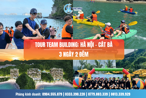 Tour du lịch: Hà Nội - Cát Bà - Team Building - Gala Dinner 3 ngày 2 đêm