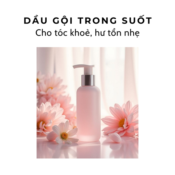  Dầu gội trong suốt (2) – Dành cho tóc khỏe, hư tổn nhẹ 
