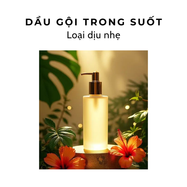  Dầu gội trong suốt (5) – Loại dịu nhẹ 