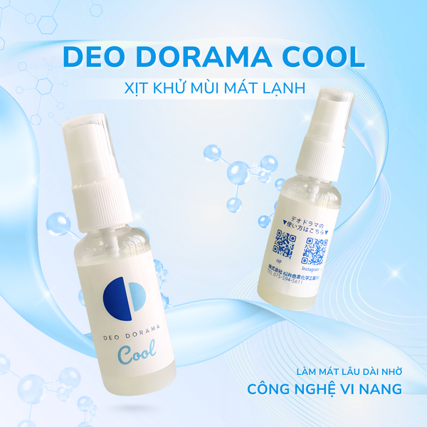  DEO DORAMA Cool - Xịt khử mùi mát lạnh cho quần áo 