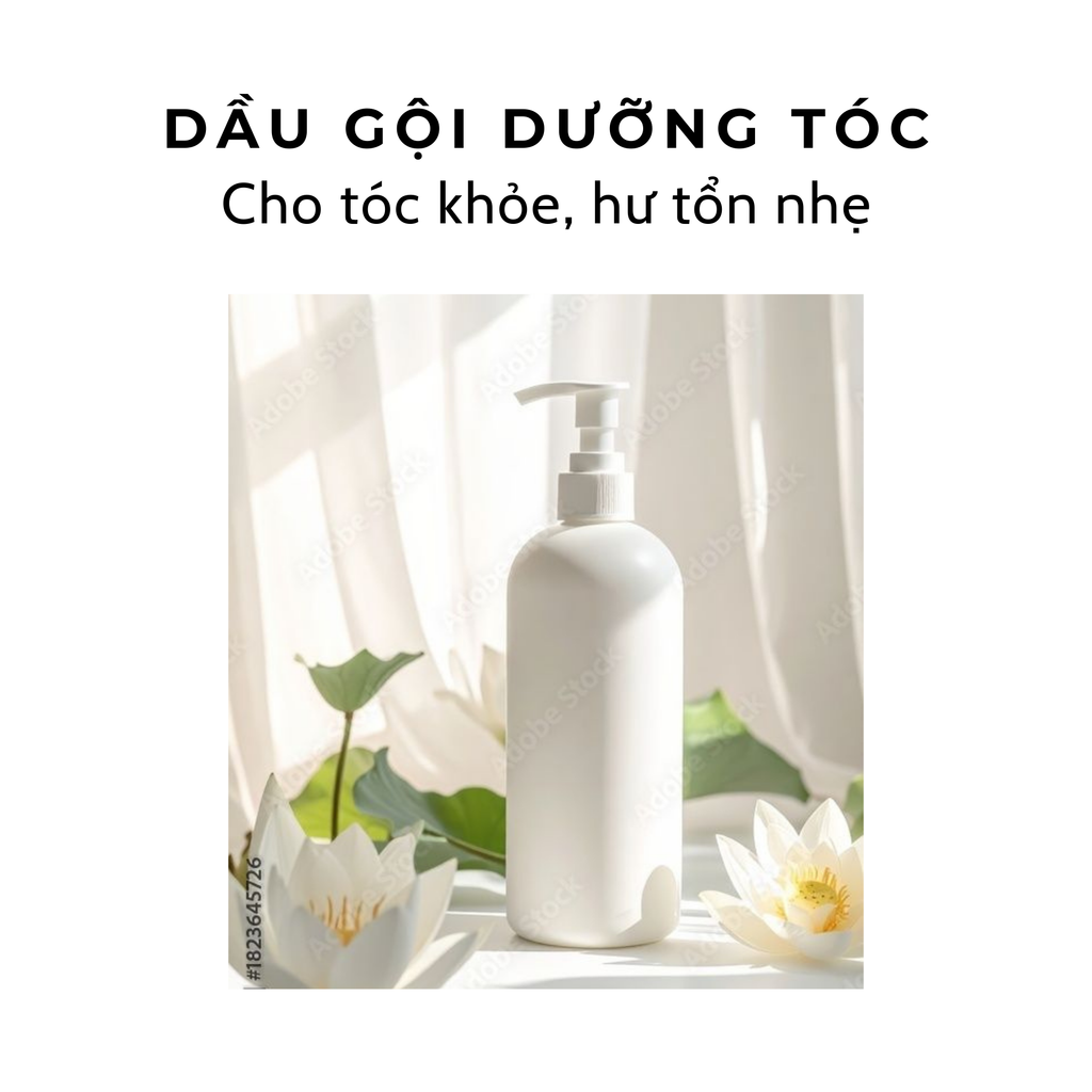 Dầu gội dưỡng tóc (1) – Dành cho tóc khỏe, hư tổn nhẹ 