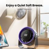  Quạt Để Bàn VENTION Lite 01 PBJ (3000mAh, 9.5H, LED Speed Display, 120° Wide-Angle Adjustment) 