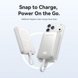  Pin Dự Phòng Không Dây Kèm Cáp Type-C VENTION FKQ 10000mAh 22.5W (15W Wireless Charging, 2*Type-C + 1*USB-A port, Digital Display, CCC / 3C Certification) 