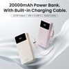  Pin Dự Phòng Kèm Cáp Type-C VENTION XGY 20000mAh 22.5W (CCC / 3C Certification, 1*Type-C + 1*USB-A port, Smart LED Display) 
