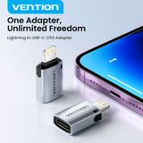  Đầu Chuyển OTG Type-C to Lightning VENTION CUD (480Mbps) 