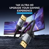  Cáp DisplayPort2.1 VENTION HGB 16K (16K@60Hz / 10K@60Hz / 8K@240Hz / 4K@360Hz / 2K@480Hz / 1080P@540Hz, HDR10+, HDCP 2.2, DSC 1.2a, 54Gbps, 3D Stereoscopic Imaging, FEC, NVIDIA G-Sync, AMD FreeSync Premium Pro, DSC, 32-bit audio) 