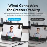  Đầu Chuyển Mạng LAN USB-A to Gigabit Ethernet VENTION CEZ (1Gbps, 0.15m) 