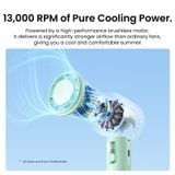  Quạt Cầm Tay Mini VENTION PBG (3000mAh, 8H, 100-Level Stepless Adjustment, Smart LED Display, 13000RPM, 90° Folding Head) 