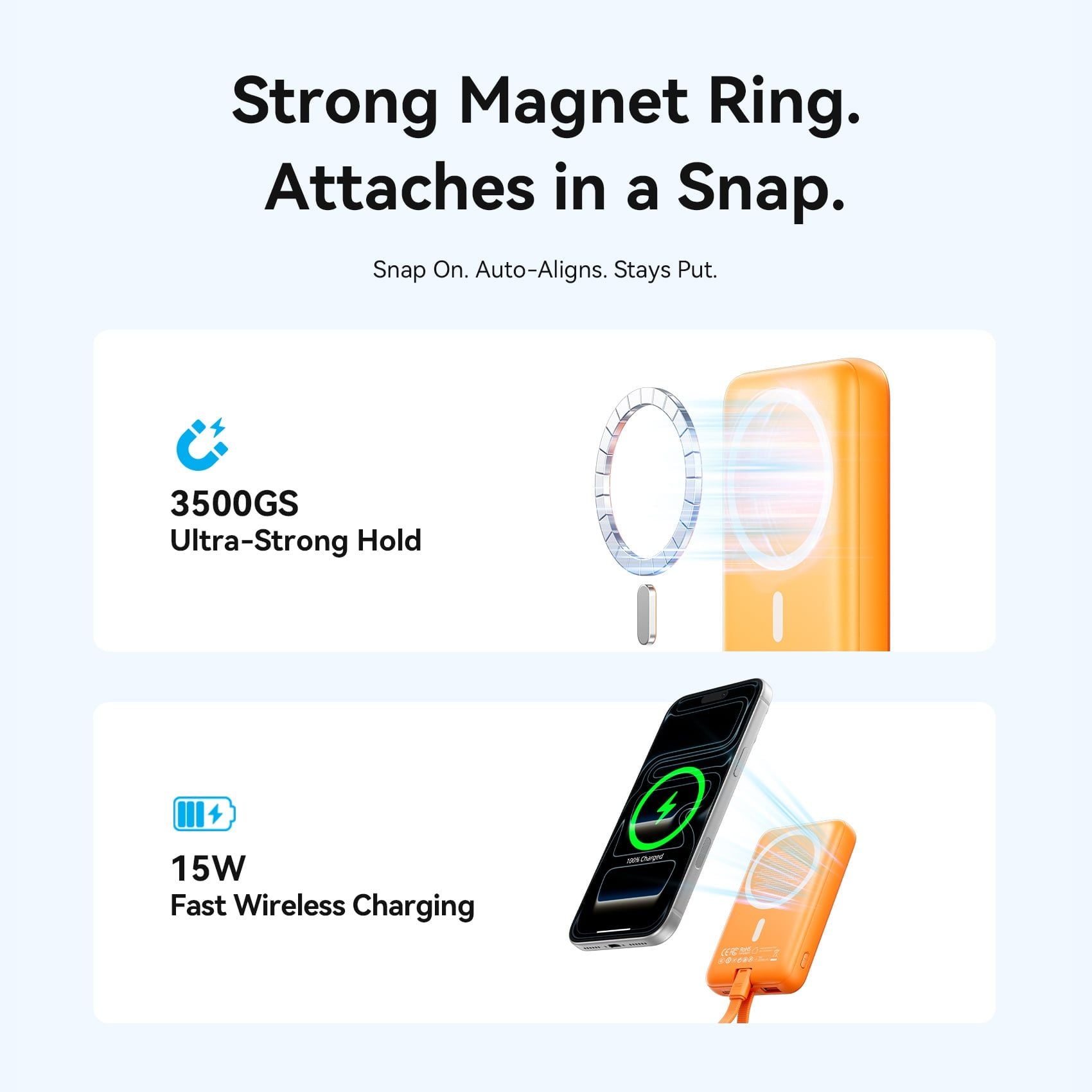 Pin dự phòng Vention FKQ 10000mAh 22.5W sạc từ tính - hình 5
