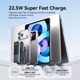 Pin Dự Phòng VENTION FKO 10000mAh 22.5W (1*Type-C + 1*USB-A port, with Built-in Type-C Lanyard Cable, LED Display Type) 