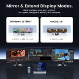  Trạm Sạc Đa Năng 13-in-1 VENTION TFX 8K (Thunderbolt 3/4, 8K@30Hz, TRRS Headset Jack, Interactive Touchscreen, Hidden Dual-Side Storage, Advanced Multi-Layer Cooling) 