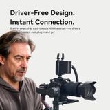  Bộ Truyền Hình Ảnh HDMI Không Dây VENTION ADU 1080P@60Hz (Transmitter and Receiver, 200M Stable Transmission, Up to 1 TX to 4 RXs, Support NP-F750 7.4V Battery, Wireless + Wired Flexibility, LED Status Display) 