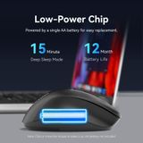  Chuột Không Dây Công Thái Học VENTION KTM (2.4GHz + Bluetooth 5.1, 4000DPI, 5-Level DPI Adjustment, 6 Buttons, ≤10m, AA Battery) 