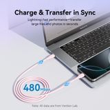  Cáp Sạc Nhanh C to C VENTION TRW 100W (5A, 480Mbps) 