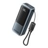  Pin Dự Phòng VENTION FKO 10000mAh 22.5W (1*Type-C + 1*USB-A port, with Built-in Type-C Lanyard Cable, LED Display Type) 
