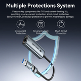  Đầu Chuyển Mạng LAN USB-C/USB-A to 2.5G Ethernet Adapter VENTION CFU 