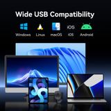  Chuột Không Dây Công Thái Học VENTION KTM (2.4GHz + Bluetooth 5.1, 4000DPI, 5-Level DPI Adjustment, 6 Buttons, ≤10m, AA Battery) 