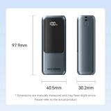  Pin Dự Phòng VENTION FKO 10000mAh 22.5W (1*Type-C + 1*USB-A port, with Built-in Type-C Lanyard Cable, LED Display Type) 