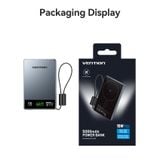  Pin Dự Phòng Không Dây Kèm Cáp Type-C VENTION FKK 5000mAh 20W (15W Wireless Charging, TFT Display, 1*Type-C port) 