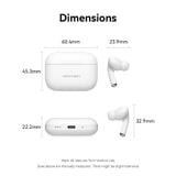  Tai Nghe Bluetooth TWS VENTION ECHO LITE E11 Pro NBVPro (Bluetooth V6.0, 6H, 13mm Dynamic Drivers, IPX4, -25dB ANC, Qi Wireless Charging) 