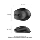  Chuột Không Dây Công Thái Học VENTION KTM (2.4GHz + Bluetooth 5.1, 4000DPI, 5-Level DPI Adjustment, 6 Buttons, ≤10m, AA Battery) 