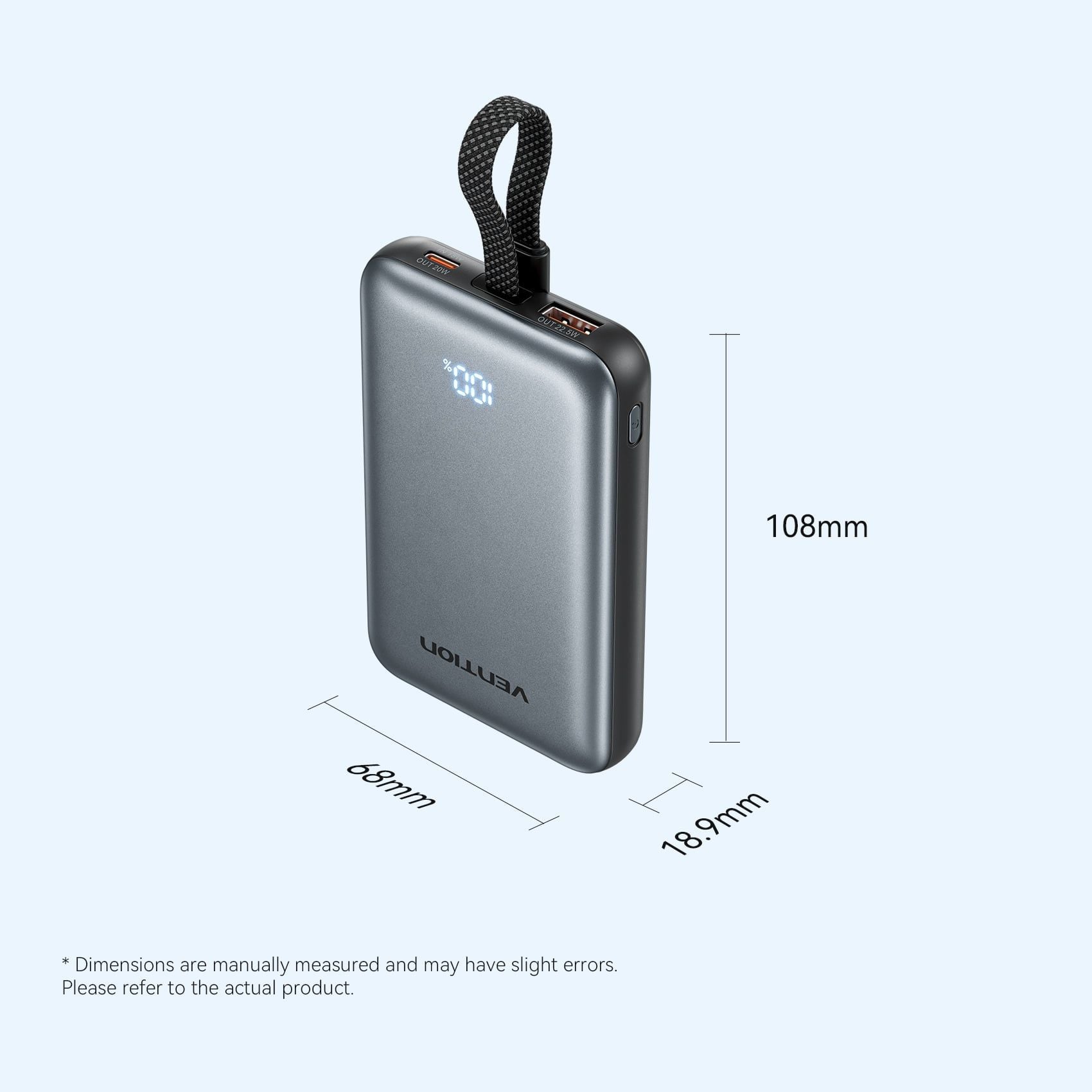 Pin dự phòng Vention FKQ 10000mAh 22.5W sạc từ tính - hình 16