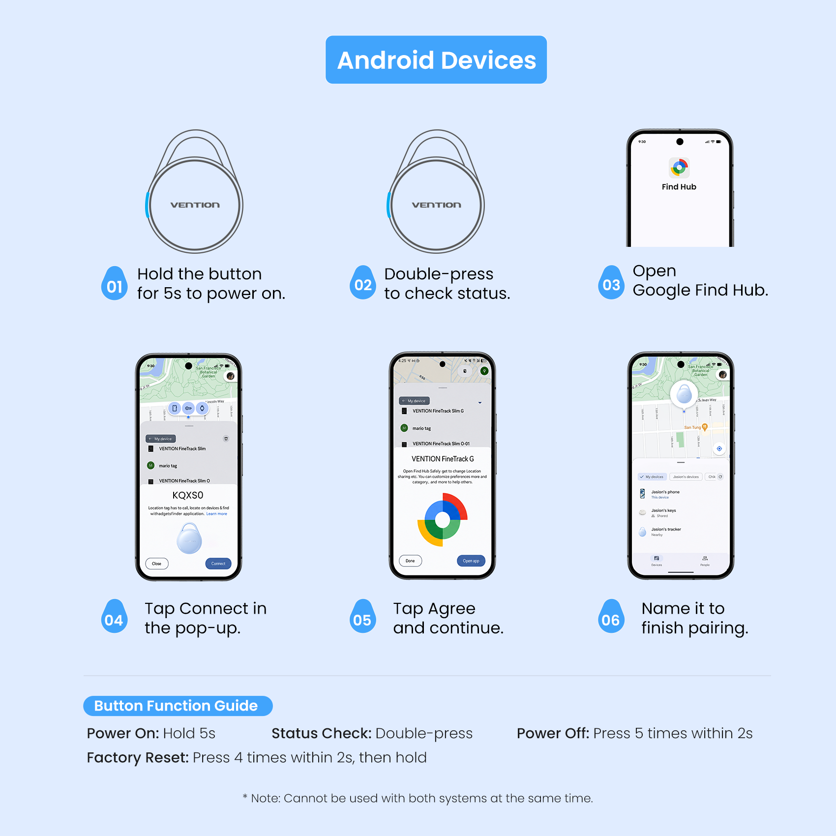 Tag định vị Vention KQX SpotTag Pop Apple và Android - hình 11