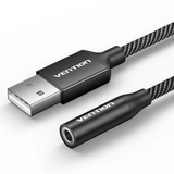  Card Âm Thanh USB External Sound Card VENTION CVE (OMTP/CTIA) 