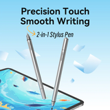  Bút Cảm Ứng 2-in-1 Stylus Pen Gray Aluminum Alloy Type VENTION KQM 