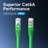  Cáp Mạng LAN Cat6A SFTP VENTION IBX (10Gbps, 500MHz) 