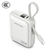  Pin Dự Phòng VENTION FHE 10000mAh 35W (Digital Dislplay, With Type-C Built-in Cable) 