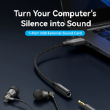  Card Âm Thanh USB External Sound Card VENTION CVE (OMTP/CTIA) 